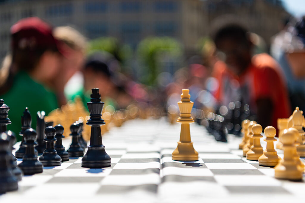 Alsterufer Schachturnier, Hamburg, Rathausplatz